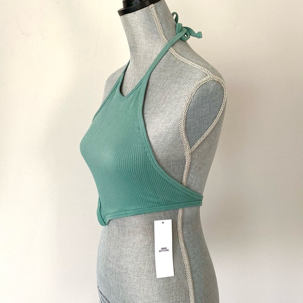 Urban Outfitters Out from Under Teal Halter Top XS-S Beachy Vacation Festival - Picture 4 of 10